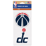 Washington Wizards Perfect Cut Decal set of two 4"x4"