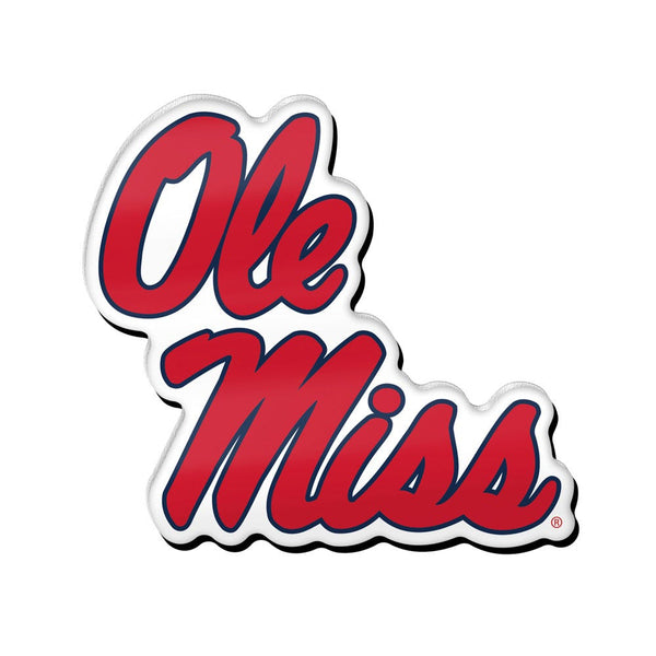 Ole Miss Rebels Acrylic Pin Jewelry Card