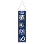 Tampa Bay Lightning Wool Banner 8" x 32"
