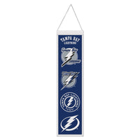Tampa Bay Lightning Wool Banner 8" x 32"