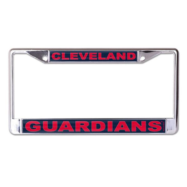 Cleveland Guardians Lic Plt Frame S/L Printed