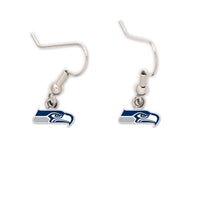 Seattle Seahawks Earrings Jewelry Card
