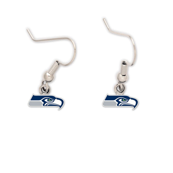 Seattle Seahawks Earrings Jewelry Card