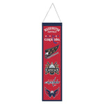 Washington Capitals Wool Banner 8" x 32"