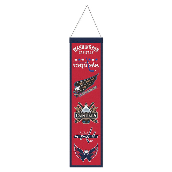 Washington Capitals Wool Banner 8" x 32"