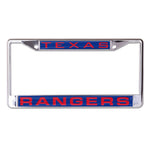 Texas Rangers Lic Plt Frame S/L Printed