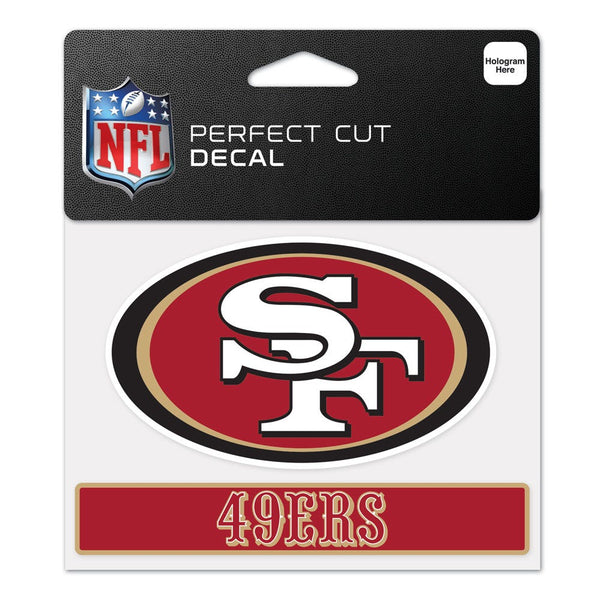 San Francisco 49ers Perfect Cut Color Decal 4.5" x 5.75"