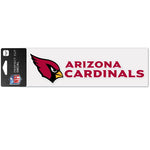Arizona Cardinals Wordmark Design Perfect Cut Decals 3" x 10"