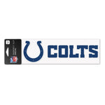 Indianapolis Colts Perfect Cut Decals 3" x 10"