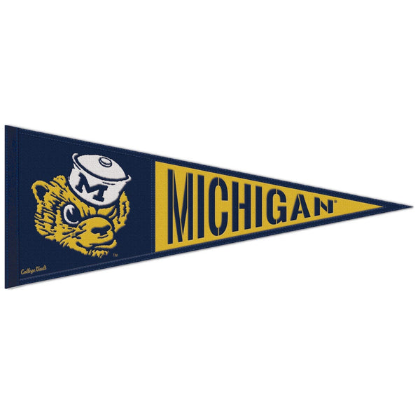 Michigan Wolverines /College Vault VAULT Wool Pennant 13" x 32"