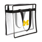 Michigan Wolverines CLEAR TOTE BAG Clear Tote Bag