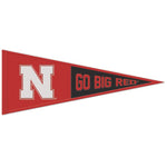 Wholesale-Nebraska Cornhuskers SLOGAN Wool Pennant 13" x 32"