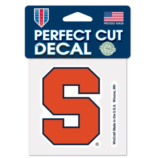 Wholesale-Syracuse Orange Perfect Cut Color Decal 4" x 4"