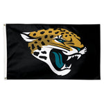 Jacksonville Jaguars Black background Flag - Deluxe 3' X 5'