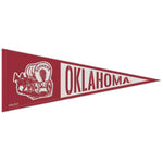 Wholesale-Oklahoma Sooners / Vintage Collegiate Retro Wool Pennant 13" x 32"