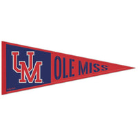 Wholesale-Ole Miss Rebels /College Vault VAULT Wool Pennant 13" x 32"