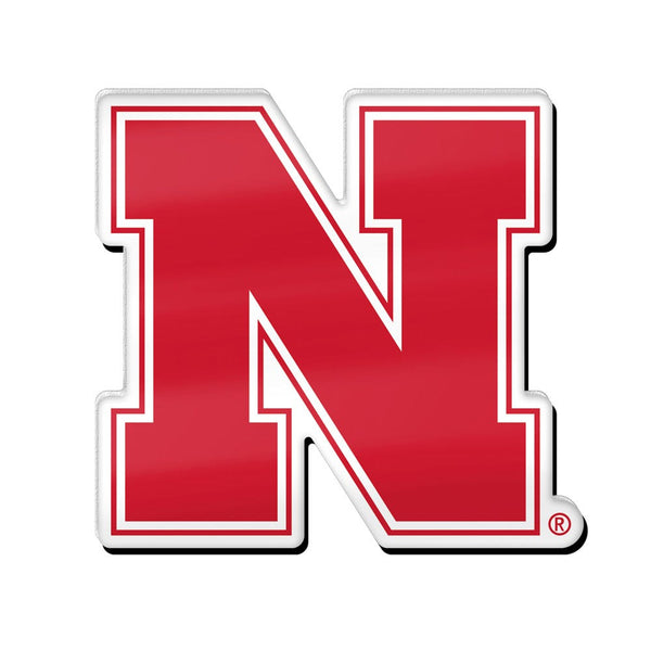 Nebraska Cornhuskers Acrylic Pin Jewelry Card