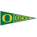 Wholesale-Oregon Ducks PRIMARY Wool Pennant 13" x 32"