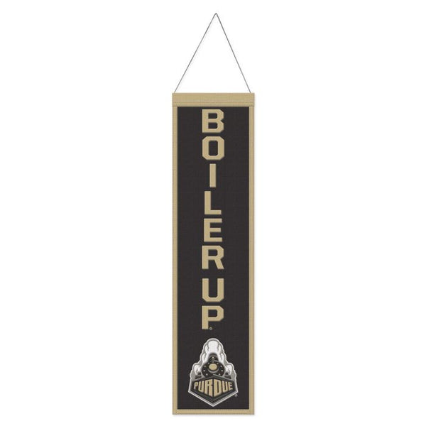 Wholesale-Purdue Boilermakers Wool Banner 8" x 32"