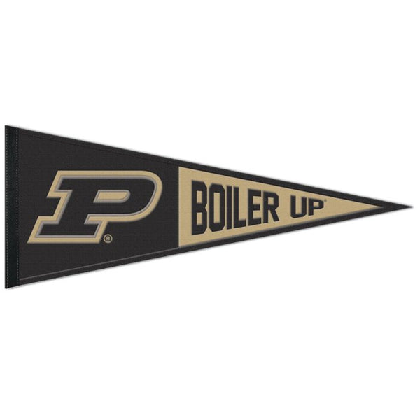 Wholesale-Purdue Boilermakers Slogan Wool Pennant 13" x 32"