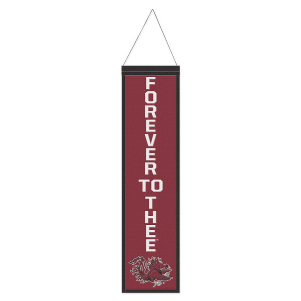South Carolina Gamecocks Wool Banner 8" x 32"