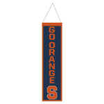 Wholesale-Syracuse Orange Wool Banner 8" x 32"