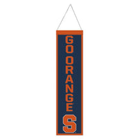 Wholesale-Syracuse Orange Wool Banner 8" x 32"