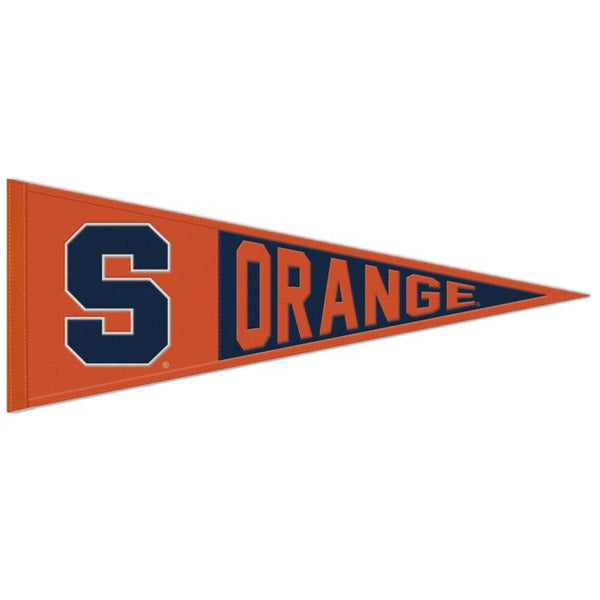 Wholesale-Syracuse Orange Primary Wool Pennant 13" x 32"