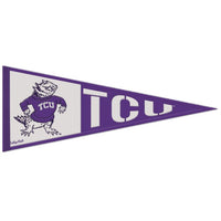 Wholesale-TCU Horned Frogs /College Vault Wool Pennant 13" x 32"