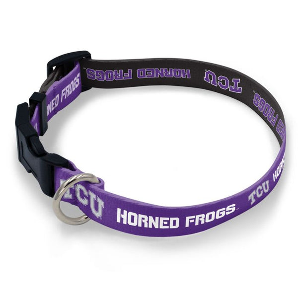 Wholesale-TCU Horned Frogs Pet Collar