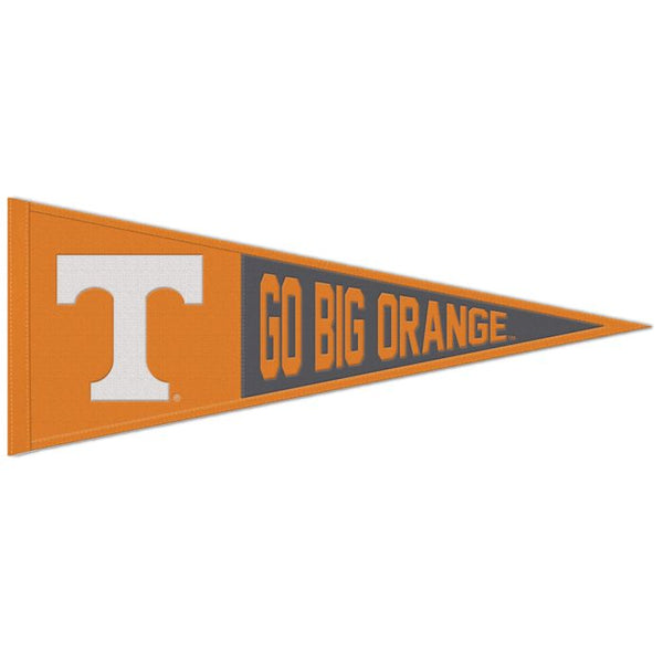 Wholesale-Tennessee Volunteers Slogan Wool Pennant 13" x 32"