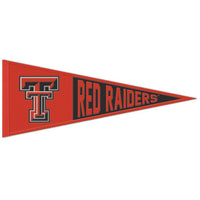 Wholesale-Texas Tech Red Raiders Primary Wool Pennant 13" x 32"