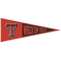 Wholesale-Texas Tech Red Raiders Wool Pennant 13" x 32"