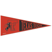 Wholesale-Texas Tech Red Raiders /College Vault Retro Wool Pennant 13" x 32"