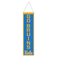 UCLA Bruins SLOGAN Wool Banner 8" x 32"