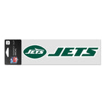 New York Jets Perfect Cut Decals 3" x 10"
