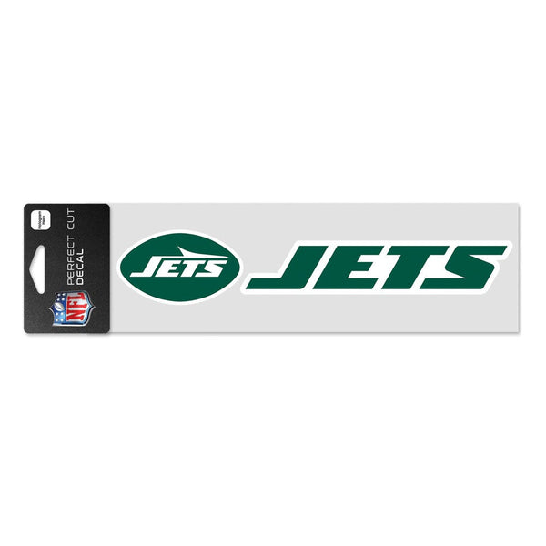 New York Jets Perfect Cut Decals 3" x 10"