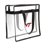 Wholesale-Virginia Tech Hokies Clear Tote Bag