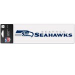 Seattle Seahawks Wordmark Design Perfect Cut Decals 3" x 10"