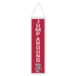 Wholesale-Wisconsin Badgers Wool Banner 8" x 32"