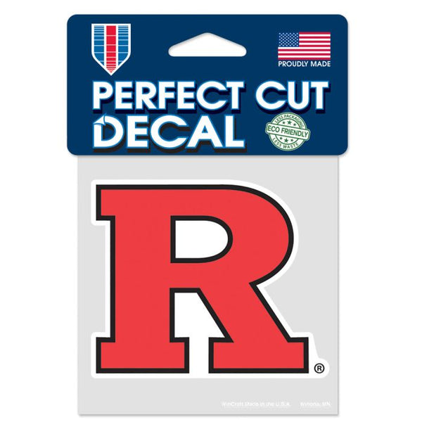 Wholesale-Rutgers Scarlet Knights Perfect Cut Color Decal 4" x 4"