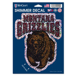 Wholesale-Montana Grizzlies Shimmer Decals 5" x 7"