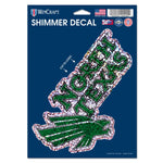 Wholesale-North Texas Mean Green Shimmer Decals 5" x 7"