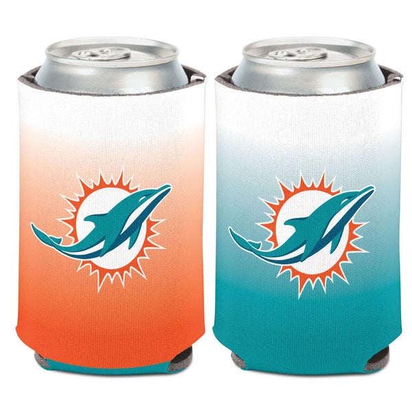 Miami Dolphins Color Dip Can Cooler 12 oz.
