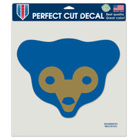 Chicago Cubs / Cooperstown Bear Perfect Cut Color Decal 8" x 8"