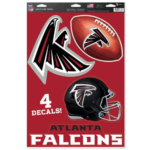 Atlanta Falcons Multi-Use Decal 11" x 17"