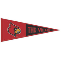 Wholesale-Louisville Cardinals SLOGAN Wool Pennant 13" x 32"