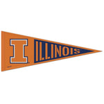 Wholesale-Illinois Fighting Illini /College Vault VAULT Wool Pennant 13" x 32"