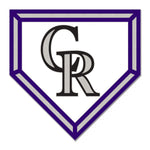 Colorado Rockies HOME PLATE Collector Enamel Pin Jewelry Card