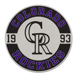 Colorado Rockies CIRCLE ESTABLISHED Collector Enamel Pin Jewelry Card